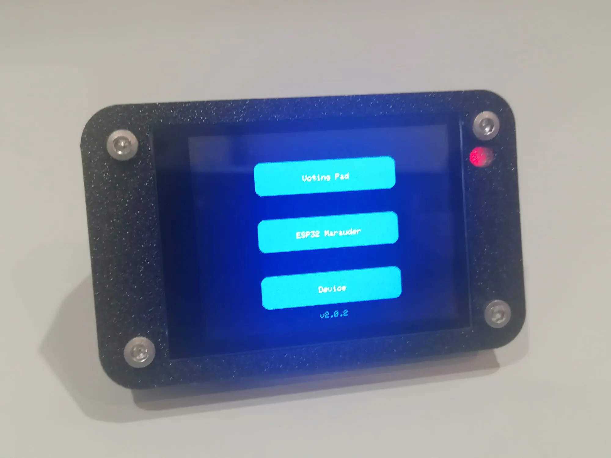 V2 main menu
